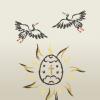 <img src='img' alt='Пасхальная открытка' \>
